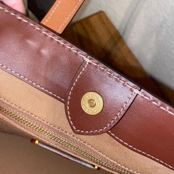 Coach Field Tote 30 With Coach Badge - Picture 9 of 9